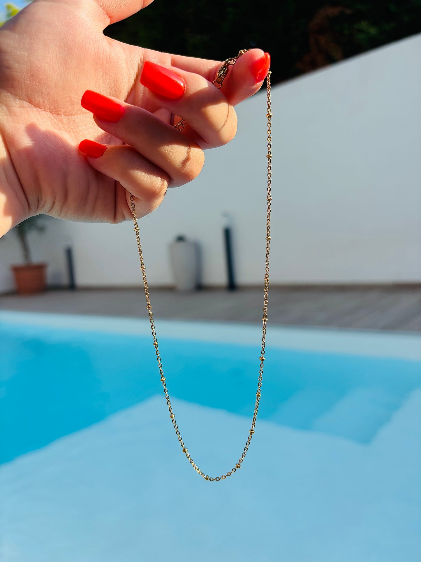 Collier Rouge D'or